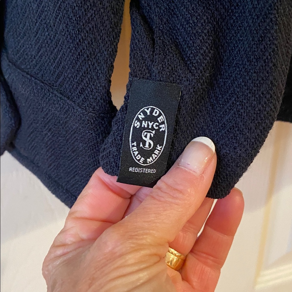 Todd Snyder LS Herrington Knit Navy Shirt Sz Large.  NWT - Picture 5 of 6